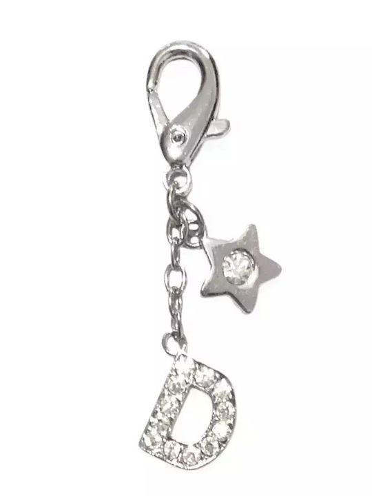 Russ Berrie Charm Monogramă din Argint