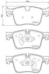 Σετ Τακάκια Δισκόφρενα Brembo P61127 Σετ Τακάκια Δισκόφρενα Brembo P61127