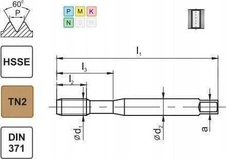 Thread Cutter M 7 Din-371b 6h Hsse Tin 800x