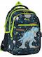 School Backpack Dino Glow In Dark Stk-15 Pb1/12