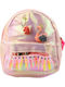 Children's Backpack Swans Lace Decorations Pink 22cm 2.8l