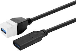 Vivolink Keystone White Usb 3.0 A-female To Usb 3.0 A-male Vivolink Keystone White Usb 3.0 A-female To Usb 3.0 A-male