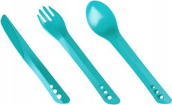 Ellipse Cutlery Set Teal