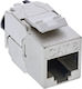 Inline Inline Keystone RJ45 Socket Slim Snap-in Cat.8.1 Integrated Cable Tie