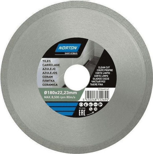 Norton Disc de tăiere Materiale de construcție 180mm