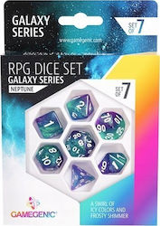 Gamegenic Galaxy Series Rpg Dice Set Neptune