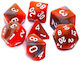 Σετ Ζαριών Rebel Rpg Δίχρωμα Πορτοκαλί-γκρι 106472
