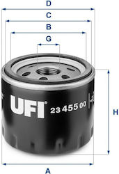 Φίλτρο Λαδιού Ufi 23.455.00