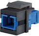 Bachmann Keystone Fiber Optic Connector Sc Sc Blue Black