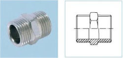 Kisan Threaded Nipple 1/2" 36.20.21