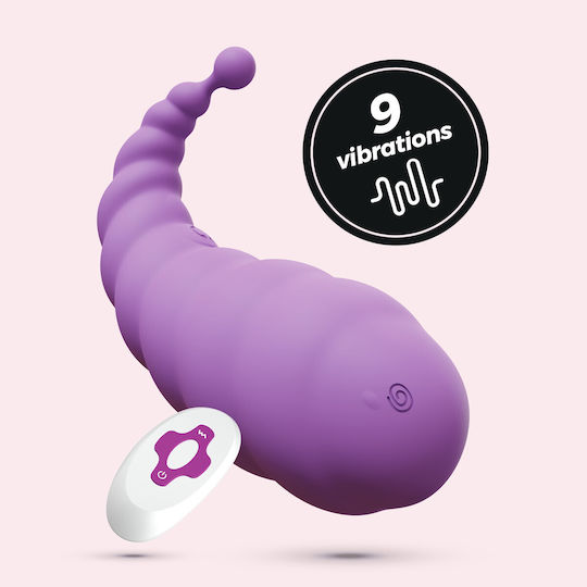 Crushious Vibrator Ei mit Fernbedienung Lila
