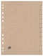 Oxford 100204955 Papptrennwand Beige 12 Stück