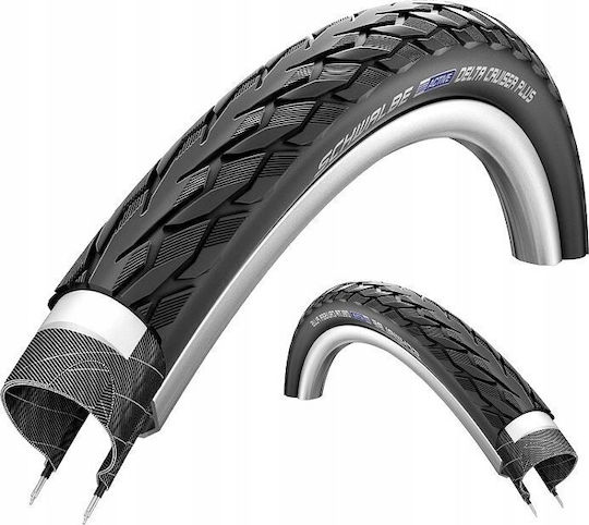 Schwalbe Cauciuc Bicicletă 28" Schwalbe Delta Cruiser Plus Hs 431 Active Cablat 50-622 28x2.00 Reflex