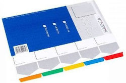 A4 Papier Trennwände 5 Farben 179876 A4 Papier Trennwände 5 Farben 179876