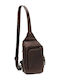 Riga Leather Men's Bag Sling Brown
