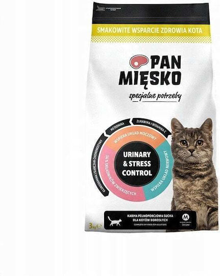 Pan Miesko Dry Food for Cats with Sensitive Urinary 3kg