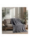 Melinen Giza Cuverturi Pentru Canapea 3 Locuri Jacquard 170x300cm Gri Închis