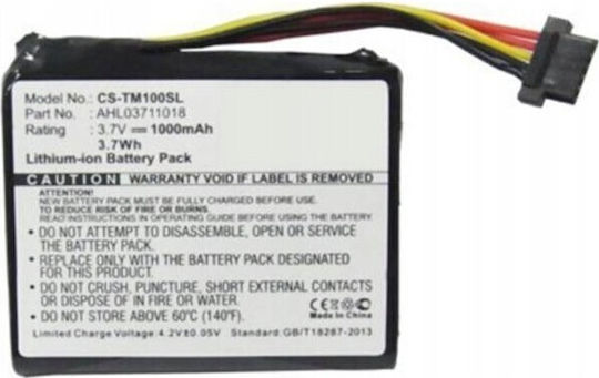 Kf Rechargeable Battery Ahl03711018 GPS Navigation Tomtom Go Live 1000 1005 2050 Cs-tm100sl