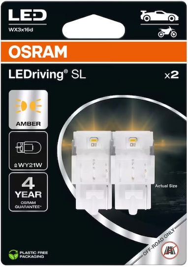 Osram Wy21w 12v 1.8w Ledriving Sl Amber Autolampen