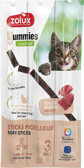 Zolux Soft Training Treats Cats Yummies Lamb Rice Sticks
