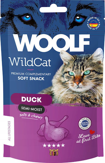 Woolf Wildcat Cat Treat 50g Soft Snacks Duck