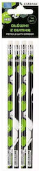 Hb Pencil Eraser Football Stk Pbh Op4szt 36/432