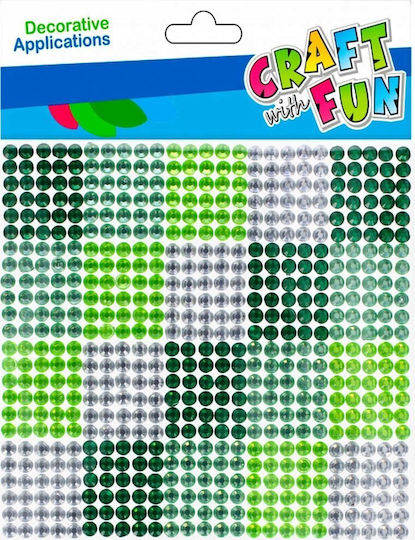 Craft Fun Dekoratives Kristall Sprzyl 10x10 Cf Grün 12/144