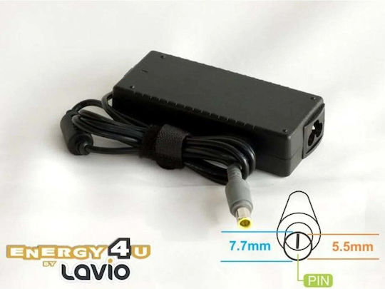 Energy4U Зарядно за лаптоп 65W 20V 3.25Спецификация за IBM / Lenovo