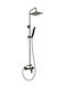 Ferro Shower Column without Mixer Silver