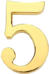 Door Number 5 Gp-5 45mm Gold