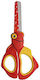 Wedo 73 6001 School Office Scissors Universal Straight Cut Red Yellow