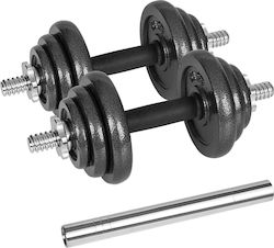 Rebel Dumbbell Set with Bar Total Weight 20kg in Case