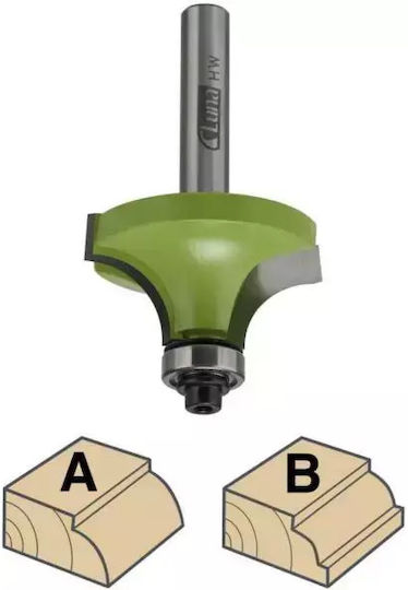 Luna Cutter Bit for Wood 9.5mm x 23mm x 9.5mm with Bearing