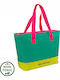 Packit Fabric Green Beach Bag