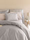 Palamaiki Duvet Cover Cotton Queen 240x250 Etoile/2 Silver