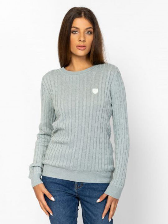 Heavy Tools Women's Sweater Cotton Teal