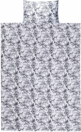 Domoletti Bettbezug-Set Einzelbett mit Kissenbezug 140x200 Mehrfarbig