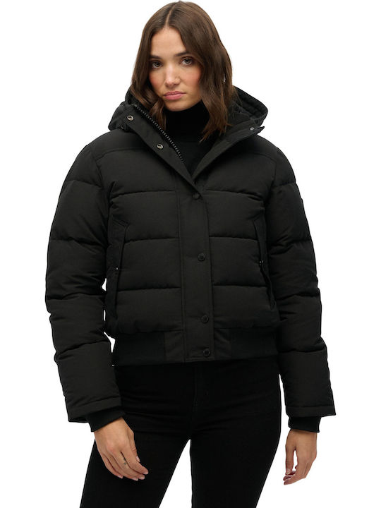 Superdry Everest Γυναικείο Bomber Jacket Black