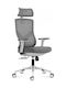 Office Chair with Fixed Arms White vidaXL