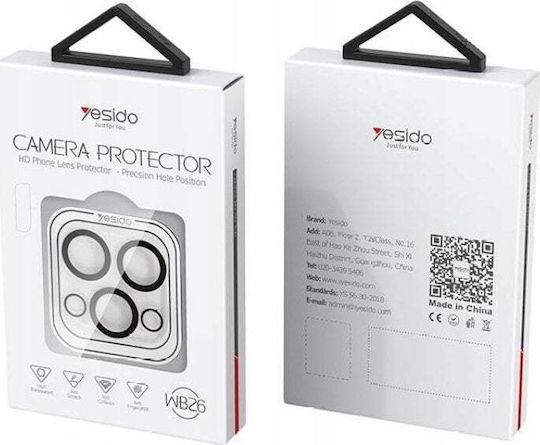 Yesido Προστασία Κάμερας Μεμβράνη για το iPhone 15, iPhone 15 Plus