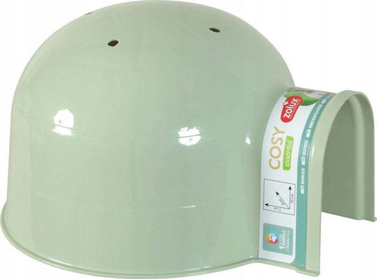 Zolux Cosy Large Green Plastic Igloo House for Rodents