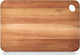 Zeller Rectangular Wooden Chopping Board Beige 41x27cm