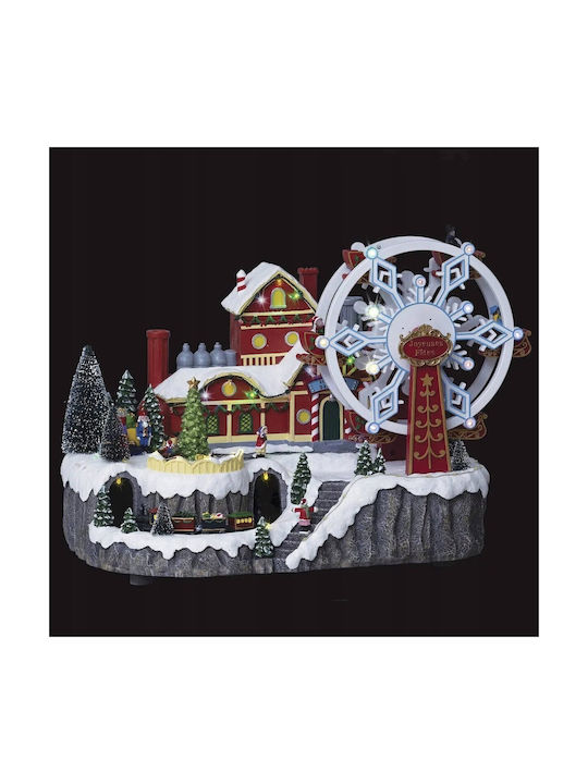 Fééric Lights and Christmas Weihnachtliche Dekofiguren Dorf 31.5x31.5x27cm