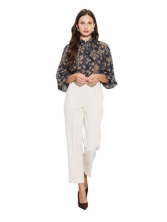 Passager Women's High-waisted Fabric Trousers w...