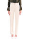 Women's Fabric Trousers Vanilla Ecru