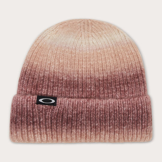 Gradient Beanie Unisex Σκούφος Πλεκτός σε Κόκκινο χρώμα