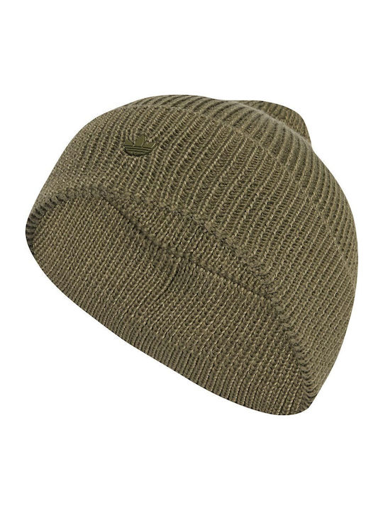 Beanie Ανδρικός Σκούφος Πλεκτός σε Χακί χρώμα