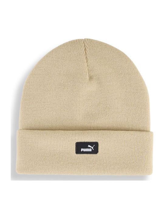 Beanie Männer Beanie Gestrickt in Beige Farbe