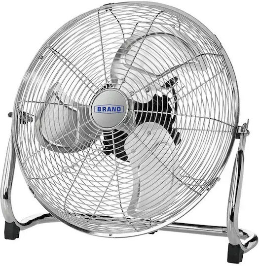Brand Ανεμιστήρας Δαπέδου Διαμέτρου 45cm Ασημί