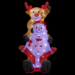 Illuminated Plastic Figure Decoration